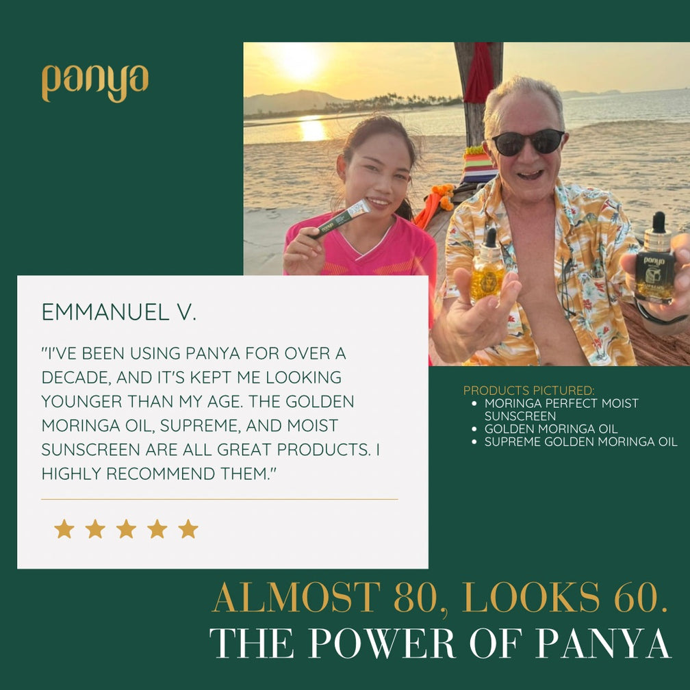 Satisfied customer gives positive review of Panya product’s results and effectiveness.