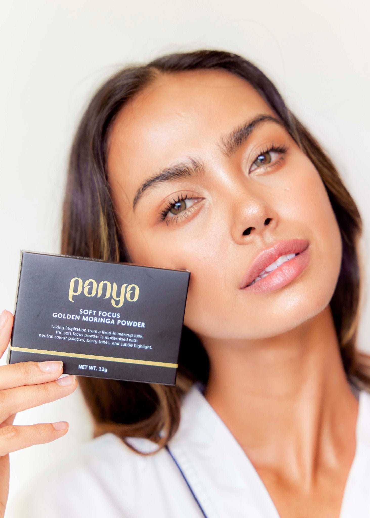 Panya Powder Foundation: Thai moringa oil and 24k gold infused, long lasting and high coverage with pore-blurring technology. 