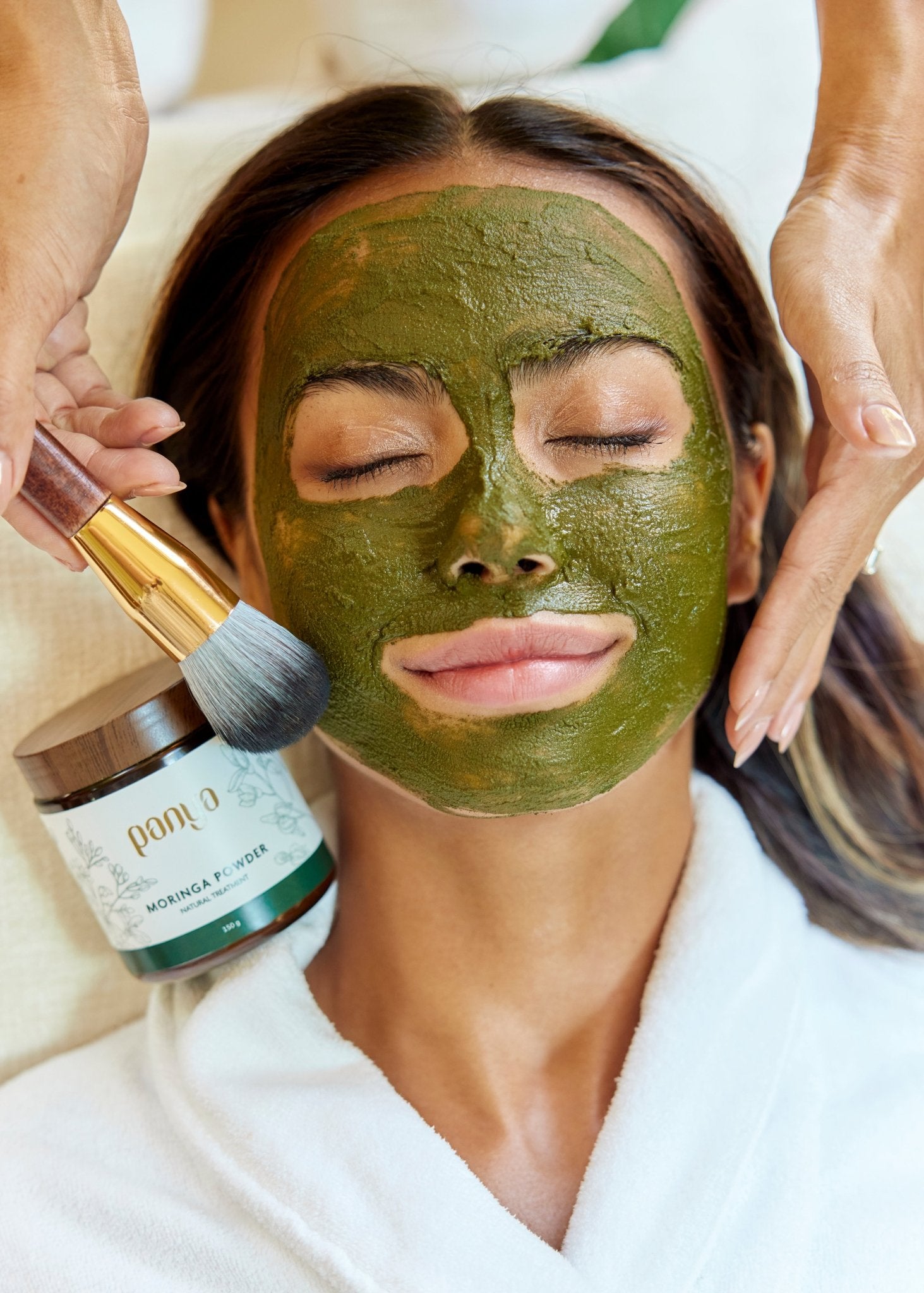 Panya Moringa Powder Supplement: vegan, 100% finely ground leaves for immune system boosting, anti-inflammatory properties and abundant antioxidants.